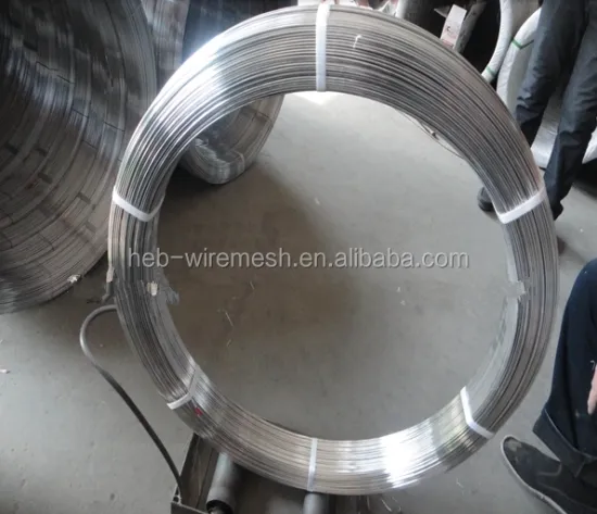 Hot Sale Galvanized High Carbon Steel Oval Wire