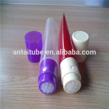 Lotion Packaging Plasti Tube Container With Massage Function