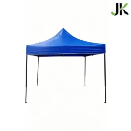 Blue bracket sunshade awning