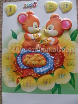 PVC calendar