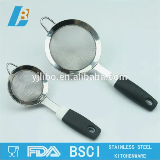 Promotion stainless steel wire mesh strainer colander sieve JD-120