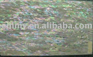 Natural abalone mother of pearl shell sheet/shell paper/shell laminate