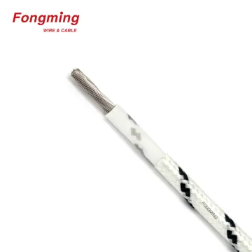 UL3122 silicone rubber insulated glass fiber braid wire