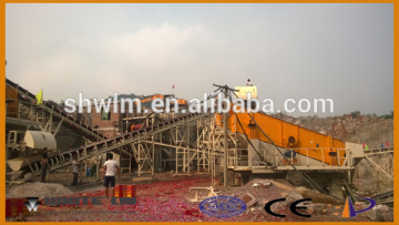 granite gravel production process