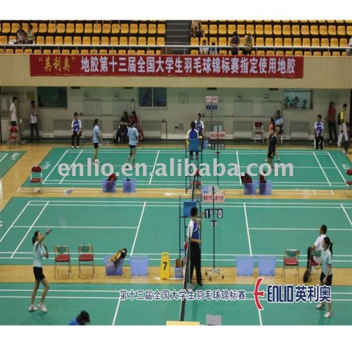 Lantai sukan pvc untuk badminton enlio