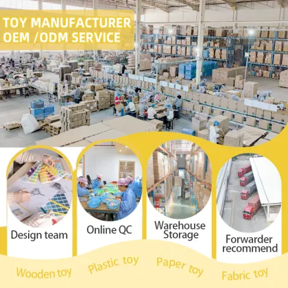 Portable Wooden Doll House Set - Educational Kids Toys for Children