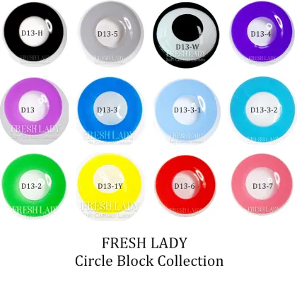 Liangguo Fresh Lady Green Snake Eye Cosplay Contact Lens for Halloween