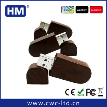custom wooden gift USB 2.0 Interface Type different shape usb pen drives