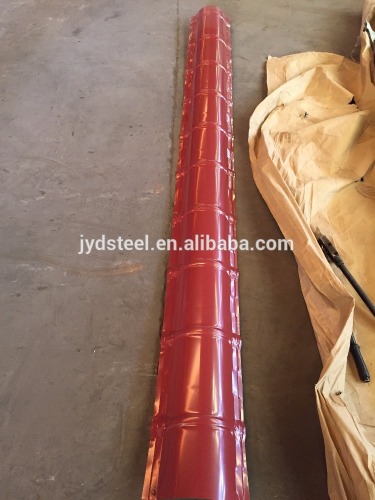 high quality of ppgi ridge cap/ridge gutter in red for roofing tile