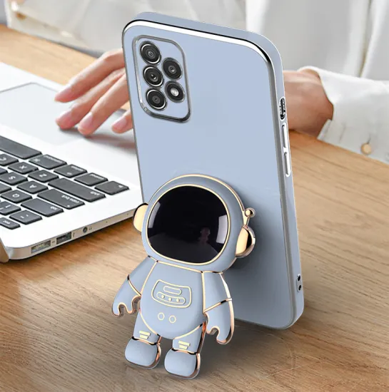 2 in 1 Fashion Astronaut Phone Stand Case for Samsung A52 A73
