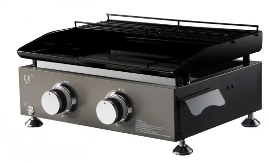 2 Burner Table Top Liquid Porpane Gas Griddle
