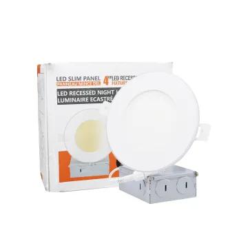 RGB Back Light 4-6 Inch LED Slim Panel Light 3CCT 5CCT Dimmable Recessed Downlight with ETL ES
