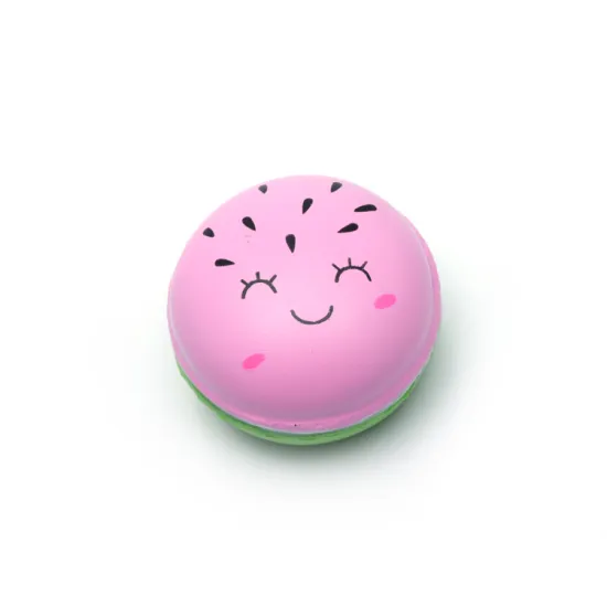 Custom Colors Macarons Slow Rising Food Stress Ball