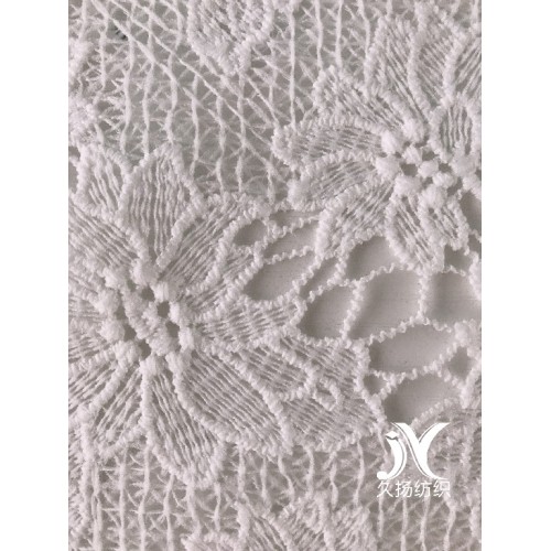 Embroidered Chemical Lace Fabric