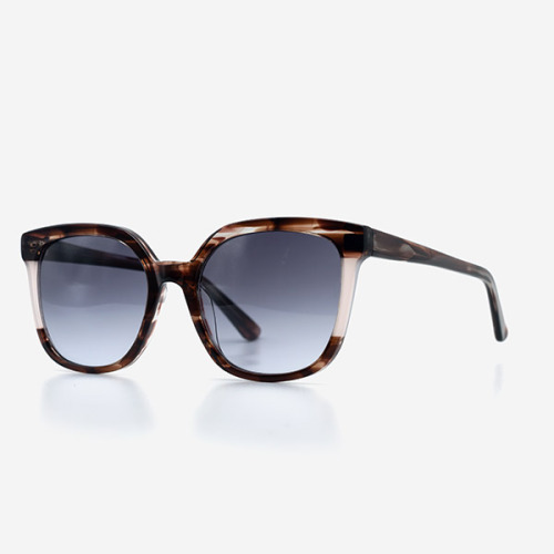 Square D-FRAME Acetate Women's Sunglasses