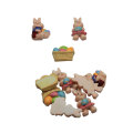 New Arrivals Resin Miniatures for Easter 3D Rabbit Craft for Brooch Making Accessory