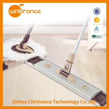 Witorange great telescopic handle flat mop cleaning mop with 60cm extra wide aluminum plate 360 degree swidel slidable connector