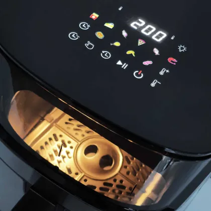 home appliances kitchen lcd display friteuse sans huile manufacturer guangdong Digital Control stainless steel air fryer