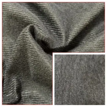 100%Polyester Tricot With Oneside Brush Knit Fabric