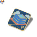 Custom weather design lapel enamel pin