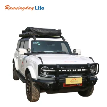 Steel Front Bumper Grille Guard Offroad Accessories for Ford Bronco 2022