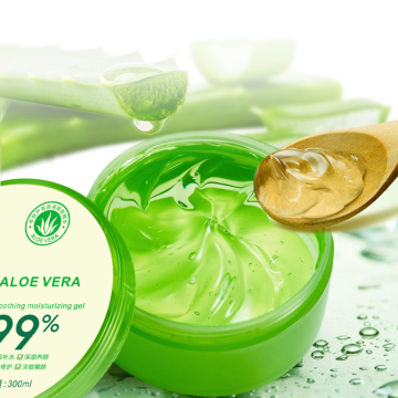Koreli Üretici Özel Etiket% 100 Organik Yüz Vücut Cilt Bakımı Güneş nemlendirici yatıştırıcı aloe vera jel