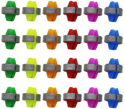 Wheel Beads Safety Reflector Plastic Clip