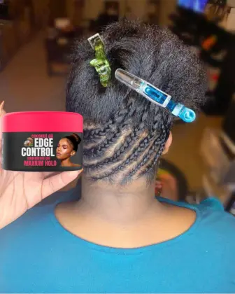 Strong Hold Shiny Edge Control Hair Wax