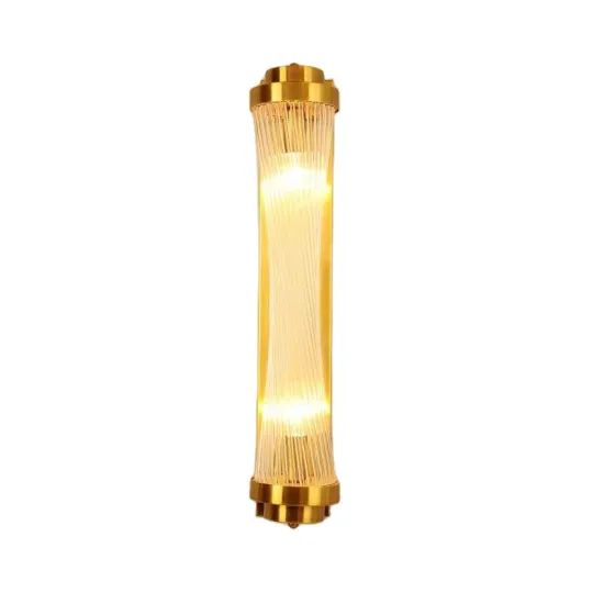 Luxury Nordic Modern Gold Crystal Wall Lamp for Living Room
