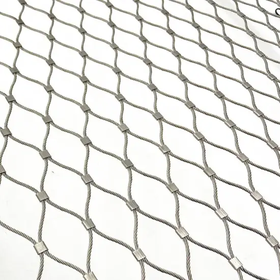 Stainless Steel Stranded Rope Mesh for Equipment and Bins