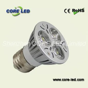 E27 base 3W LED spotlamp