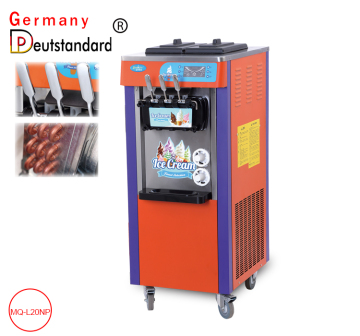 Commercial soft ice cream maker machine