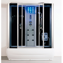 Glass Shower Doors For Small Bathrooms Rectangular Steam Shower Room with Control Panel