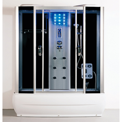 Rectangular Steam Shower Room with Control Panel