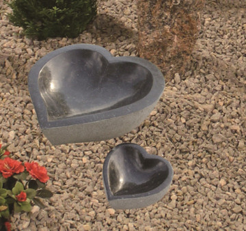 natural stone birdath