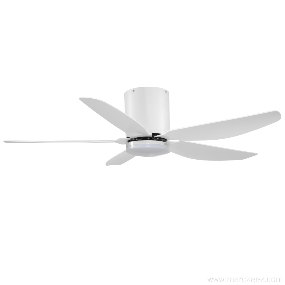 Low profile ceiling fan indoor use