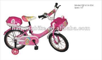 girls pink bicycle with box
