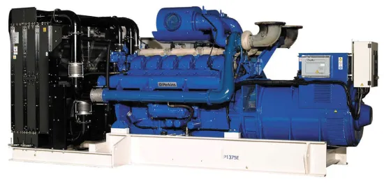 1000kw Perkins Diesel Generator , 1500rpm , Electronic , 1250kva