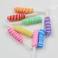 Curl Shape Sweet Candy Beautiful Charming Polymer Clay Beads Soft Decorations for Kids Craft DIY Materials