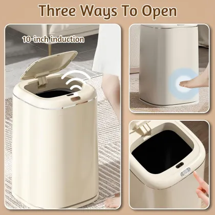 Smart Sensor Trash Can for Kitchen and Bathroom