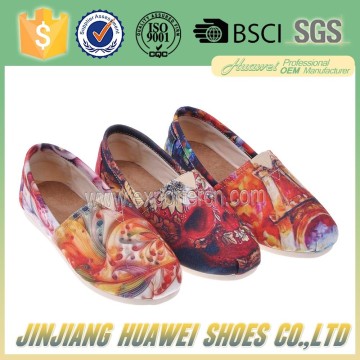 Unique Design China Factory Wholesale Women Shoes Canvas Shoes