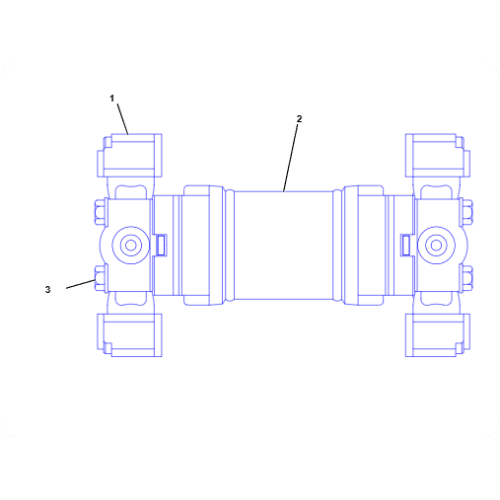 Bulldozer D6N Universal Joint 108-6587/1086578
