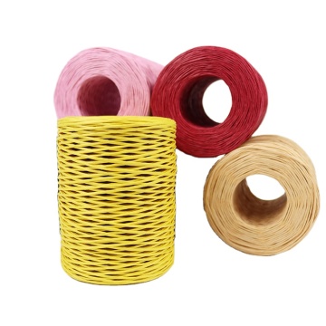 1,5 mm*200 m Papier farbenfrohes verdrehtes Papierseil für Papierbeutelgriff DIY -Material