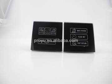 Hotel touch screen room status wall switch hotel control panel PY-RM02