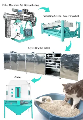 Tofu Cat Litter Production Line Machinery