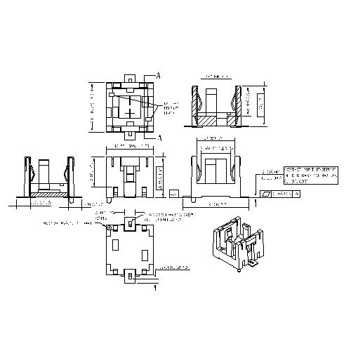 Coin Cell Holders FOR CR498A BT-M-G0-R-CR498A