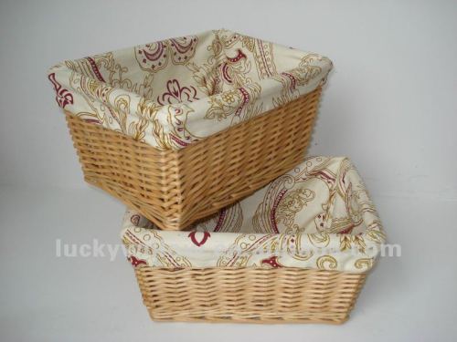 square basket storage basket willow basket suit basket