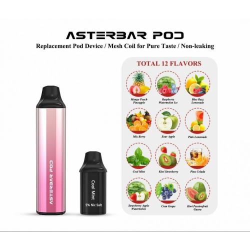 Closed Vape Pod System with 12 Amazing Flavors