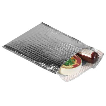 Mailer térmico verde con protección de burbujas biodegradables