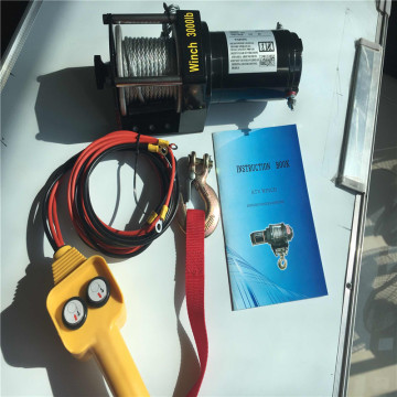 3000 lbs Hot Sale Jeep: Discover the Ultimate 12V/24V Mini Portable Wire Rope Powered Electric Winch